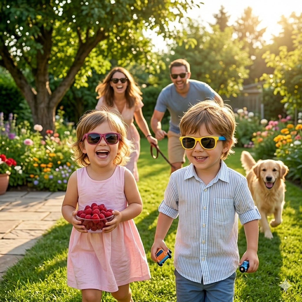 FlexiShield Kids (2-7 év) – Törhetetlen UV400 Gyerek Napszemüveg